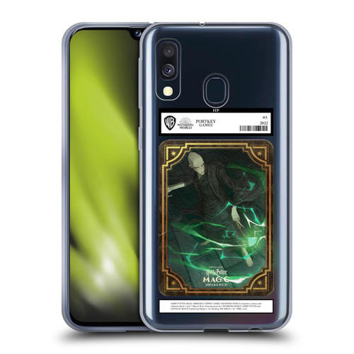 Harry Potter: Magic Awakened Characters Voldemort Card Soft Gel Case for Samsung Galaxy A40 (2019)
