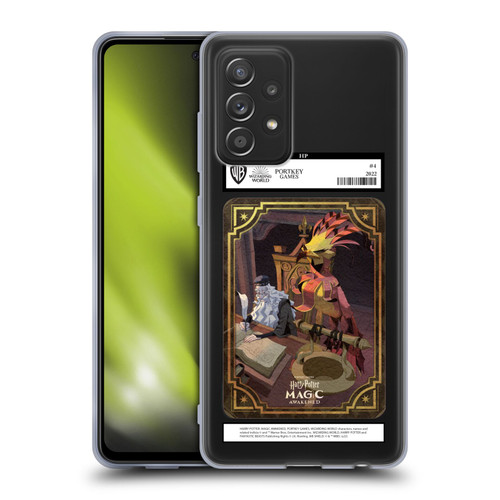 Harry Potter: Magic Awakened Characters Dumbledore Card Soft Gel Case for Samsung Galaxy A52 / A52s / 5G (2021)