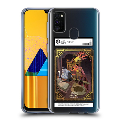 Harry Potter: Magic Awakened Characters Dumbledore Card Soft Gel Case for Samsung Galaxy M30s (2019)/M21 (2020)