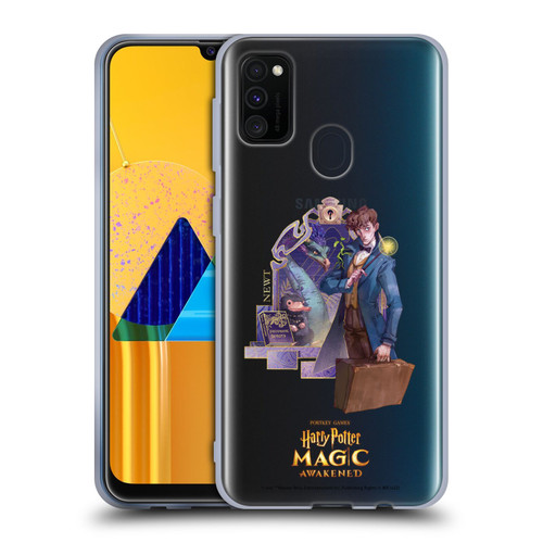 Harry Potter: Magic Awakened Characters Newt Soft Gel Case for Samsung Galaxy M30s (2019)/M21 (2020)