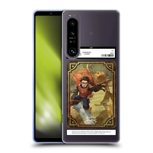Harry Potter: Magic Awakened Characters Harry Potter Card Soft Gel Case for Sony Xperia 1 IV