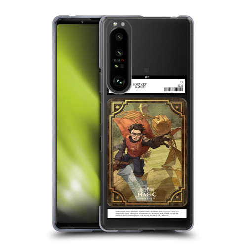 Harry Potter: Magic Awakened Characters Harry Potter Card Soft Gel Case for Sony Xperia 1 III