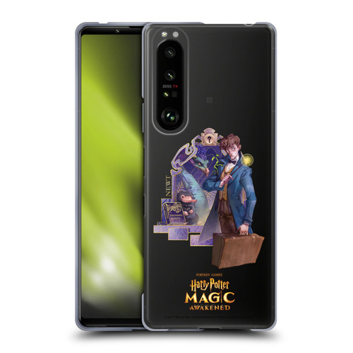 Harry Potter: Magic Awakened Characters Newt Soft Gel Case for Sony Xperia 1 III