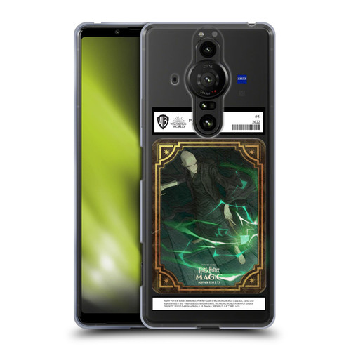 Harry Potter: Magic Awakened Characters Voldemort Card Soft Gel Case for Sony Xperia Pro-I