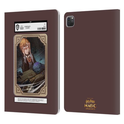 Harry Potter: Magic Awakened Characters Ronald Weasley Card Leather Book Wallet Case Cover For Apple iPad Pro 11 2020 / 2021 / 2022