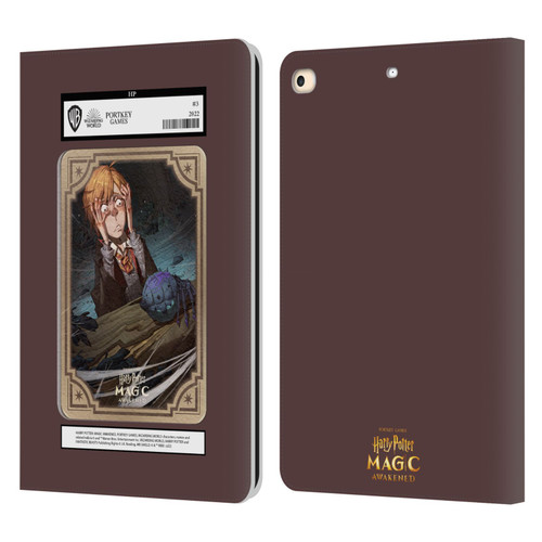 Harry Potter: Magic Awakened Characters Ronald Weasley Card Leather Book Wallet Case Cover For Apple iPad 9.7 2017 / iPad 9.7 2018