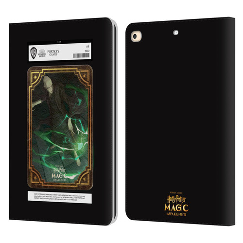 Harry Potter: Magic Awakened Characters Voldemort Card Leather Book Wallet Case Cover For Apple iPad 9.7 2017 / iPad 9.7 2018