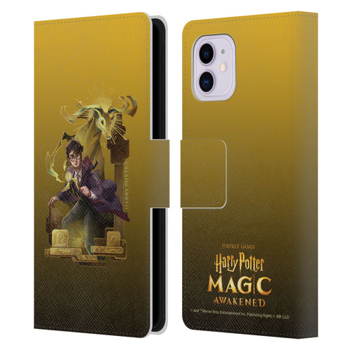 Harry Potter: Magic Awakened Characters Harry Potter Leather Book Wallet Case Cover For Apple iPhone 11
