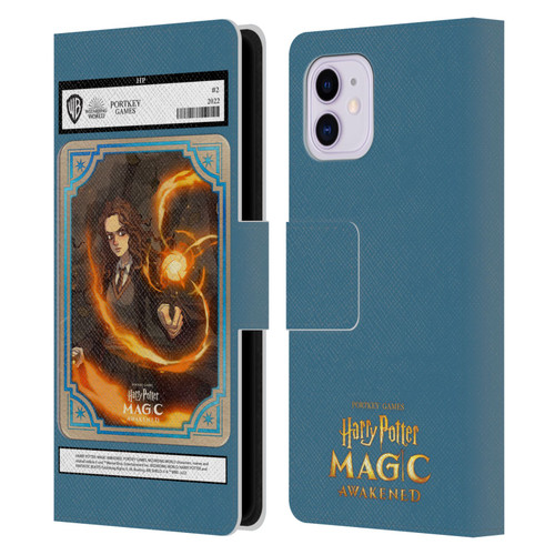 Harry Potter: Magic Awakened Characters Hermione Card Leather Book Wallet Case Cover For Apple iPhone 11