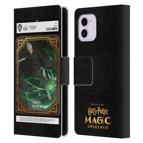 Harry Potter: Magic Awakened Characters Voldemort Card Leather Book Wallet Case Cover For Apple iPhone 11