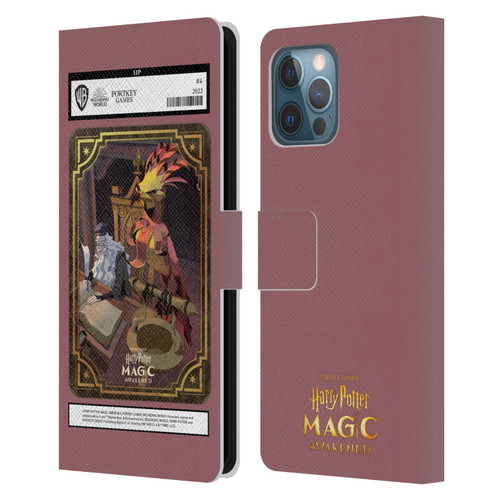 Harry Potter: Magic Awakened Characters Dumbledore Card Leather Book Wallet Case Cover For Apple iPhone 12 Pro Max