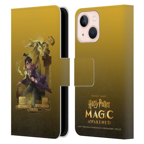 Harry Potter: Magic Awakened Characters Harry Potter Leather Book Wallet Case Cover For Apple iPhone 13 Mini