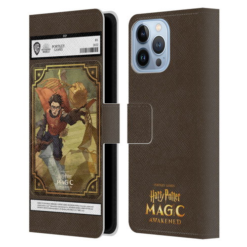 Harry Potter: Magic Awakened Characters Harry Potter Card Leather Book Wallet Case Cover For Apple iPhone 13 Pro Max