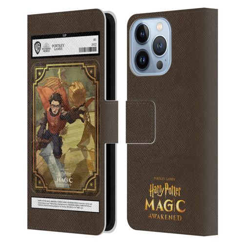 Harry Potter: Magic Awakened Characters Harry Potter Card Leather Book Wallet Case Cover For Apple iPhone 13 Pro