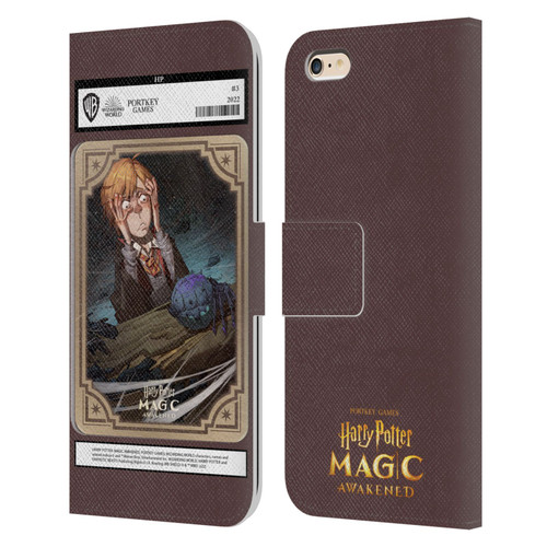Harry Potter: Magic Awakened Characters Ronald Weasley Card Leather Book Wallet Case Cover For Apple iPhone 6 Plus / iPhone 6s Plus