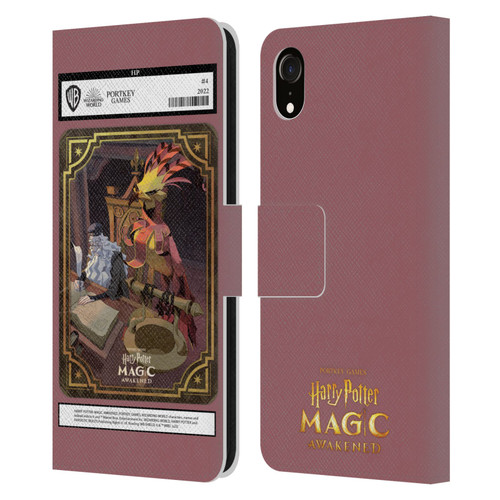 Harry Potter: Magic Awakened Characters Dumbledore Card Leather Book Wallet Case Cover For Apple iPhone XR