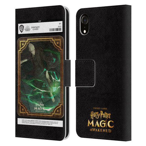 Harry Potter: Magic Awakened Characters Voldemort Card Leather Book Wallet Case Cover For Apple iPhone XR