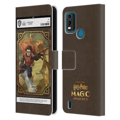 Harry Potter: Magic Awakened Characters Harry Potter Card Leather Book Wallet Case Cover For Nokia G11 Plus