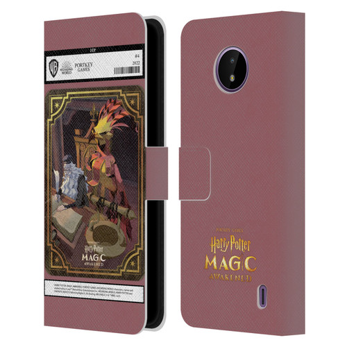 Harry Potter: Magic Awakened Characters Dumbledore Card Leather Book Wallet Case Cover For Nokia C10 / C20