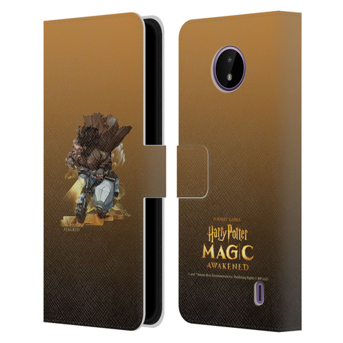 Harry Potter: Magic Awakened Characters Hagrid Leather Book Wallet Case Cover For Nokia C10 / C20