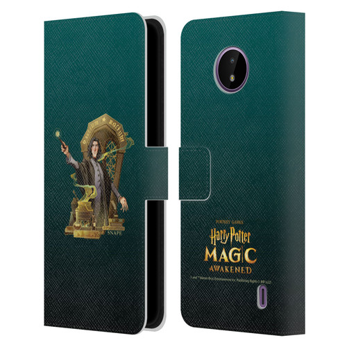 Harry Potter: Magic Awakened Characters Snape Leather Book Wallet Case Cover For Nokia C10 / C20