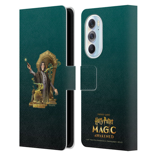 Harry Potter: Magic Awakened Characters Snape Leather Book Wallet Case Cover For Motorola Edge X30