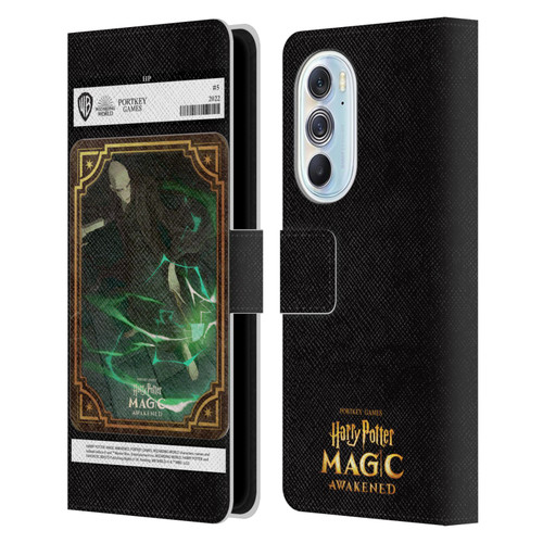 Harry Potter: Magic Awakened Characters Voldemort Card Leather Book Wallet Case Cover For Motorola Edge X30