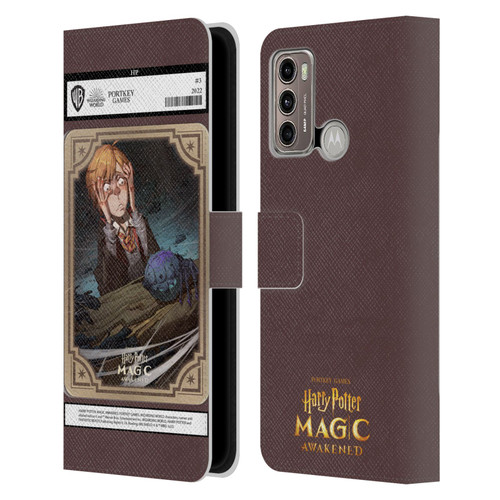 Harry Potter: Magic Awakened Characters Ronald Weasley Card Leather Book Wallet Case Cover For Motorola Moto G60 / Moto G40 Fusion