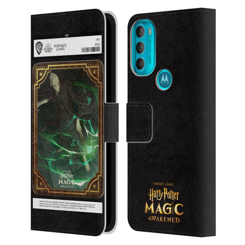 Harry Potter: Magic Awakened Characters Voldemort Card Leather Book Wallet Case Cover For Motorola Moto G71 5G
