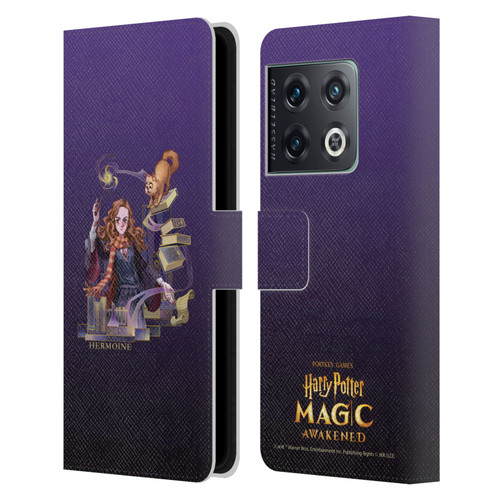 Harry Potter: Magic Awakened Characters Hermione Leather Book Wallet Case Cover For OnePlus 10 Pro