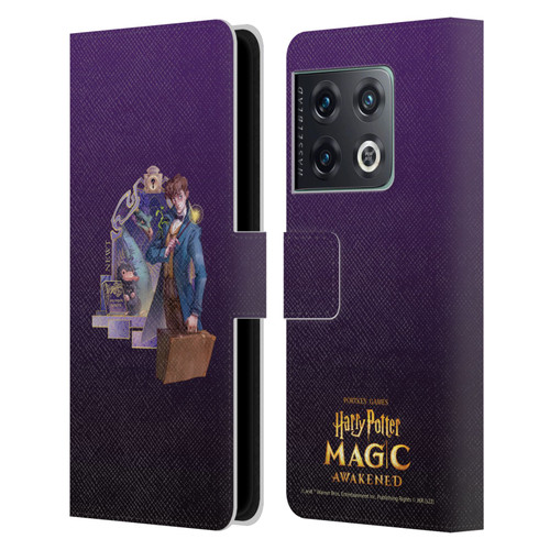 Harry Potter: Magic Awakened Characters Newt Leather Book Wallet Case Cover For OnePlus 10 Pro