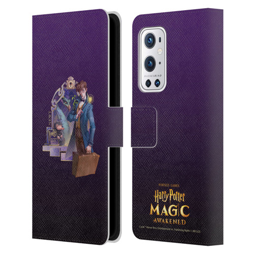 Harry Potter: Magic Awakened Characters Newt Leather Book Wallet Case Cover For OnePlus 9 Pro