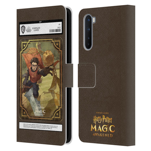 Harry Potter: Magic Awakened Characters Harry Potter Card Leather Book Wallet Case Cover For OnePlus Nord 5G