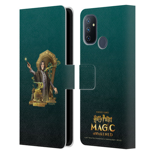 Harry Potter: Magic Awakened Characters Snape Leather Book Wallet Case Cover For OnePlus Nord N100