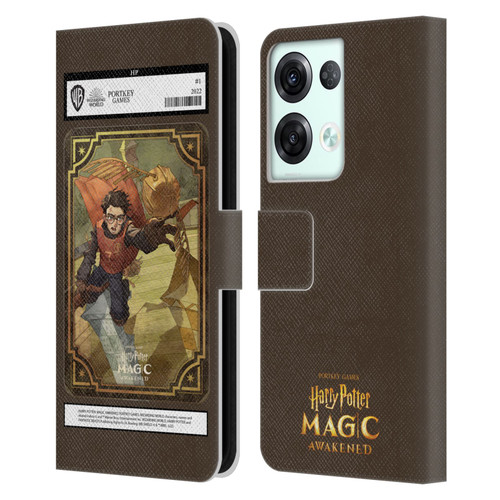 Harry Potter: Magic Awakened Characters Harry Potter Card Leather Book Wallet Case Cover For OPPO Reno8 Pro