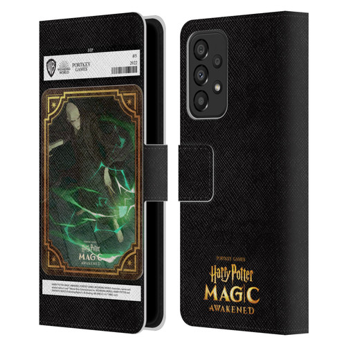Harry Potter: Magic Awakened Characters Voldemort Card Leather Book Wallet Case Cover For Samsung Galaxy A33 5G (2022)