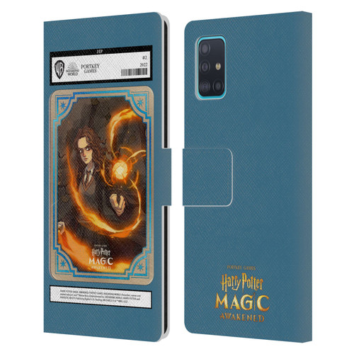 Harry Potter: Magic Awakened Characters Hermione Card Leather Book Wallet Case Cover For Samsung Galaxy A51 (2019)