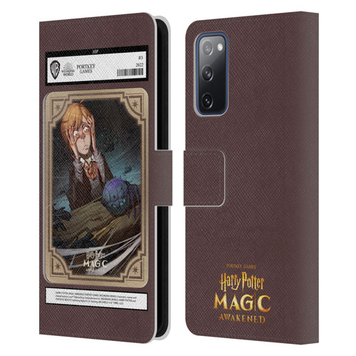 Harry Potter: Magic Awakened Characters Ronald Weasley Card Leather Book Wallet Case Cover For Samsung Galaxy S20 FE / 5G