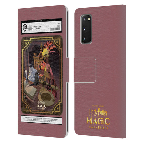 Harry Potter: Magic Awakened Characters Dumbledore Card Leather Book Wallet Case Cover For Samsung Galaxy S20 / S20 5G