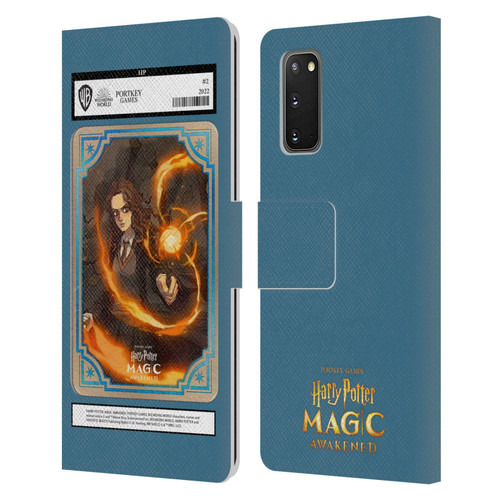 Harry Potter: Magic Awakened Characters Hermione Card Leather Book Wallet Case Cover For Samsung Galaxy S20 / S20 5G