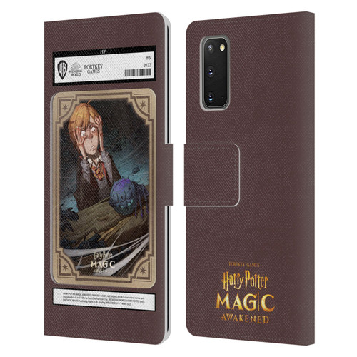 Harry Potter: Magic Awakened Characters Ronald Weasley Card Leather Book Wallet Case Cover For Samsung Galaxy S20 / S20 5G