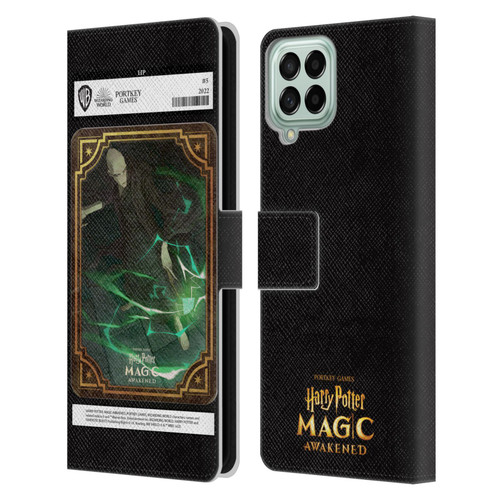 Harry Potter: Magic Awakened Characters Voldemort Card Leather Book Wallet Case Cover For Samsung Galaxy M33 (2022)