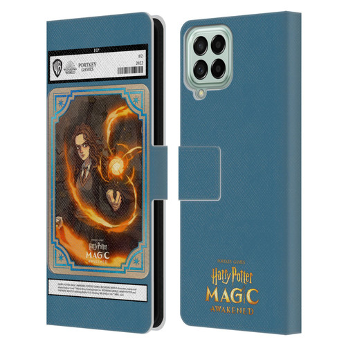 Harry Potter: Magic Awakened Characters Hermione Card Leather Book Wallet Case Cover For Samsung Galaxy M53 (2022)