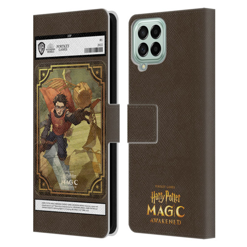 Harry Potter: Magic Awakened Characters Harry Potter Card Leather Book Wallet Case Cover For Samsung Galaxy M53 (2022)
