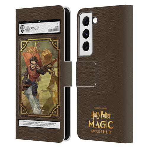 Harry Potter: Magic Awakened Characters Harry Potter Card Leather Book Wallet Case Cover For Samsung Galaxy S22 5G