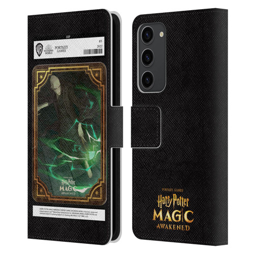 Harry Potter: Magic Awakened Characters Voldemort Card Leather Book Wallet Case Cover For Samsung Galaxy S23+ 5G