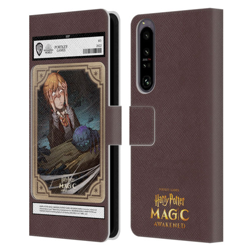 Harry Potter: Magic Awakened Characters Ronald Weasley Card Leather Book Wallet Case Cover For Sony Xperia 1 IV