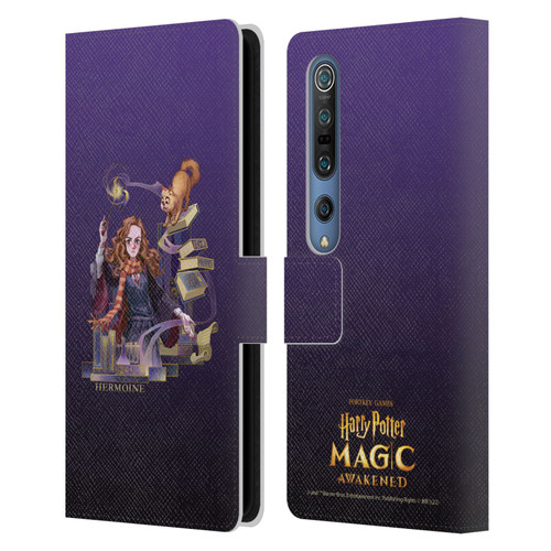 Harry Potter: Magic Awakened Characters Hermione Leather Book Wallet Case Cover For Xiaomi Mi 10 5G / Mi 10 Pro 5G