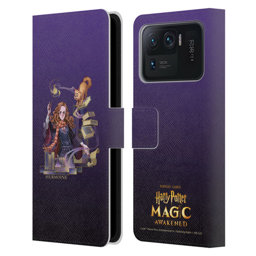 Harry Potter: Magic Awakened Characters Hermione Leather Book Wallet Case Cover For Xiaomi Mi 11 Ultra
