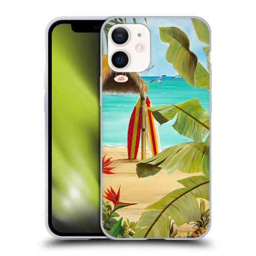 Lisa Sparling Birds And Nature Surf Shack Soft Gel Case for Apple iPhone 12 Mini